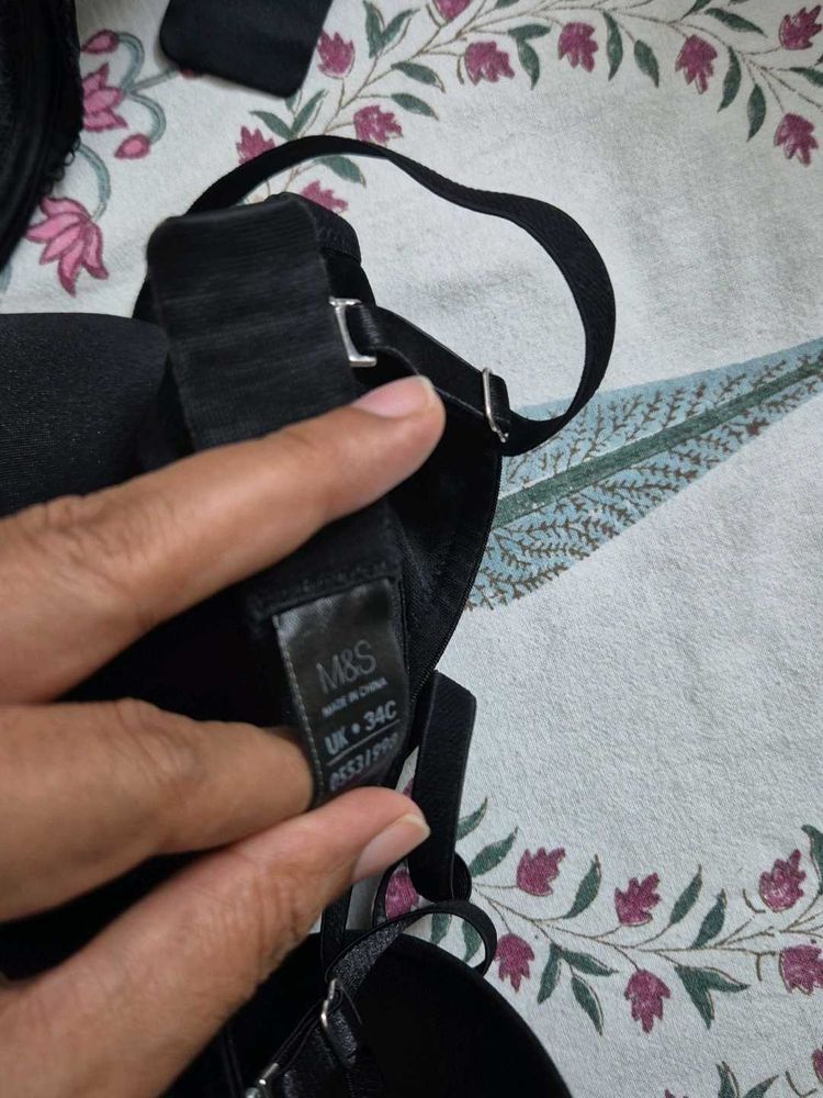M&amp;S Black Bra