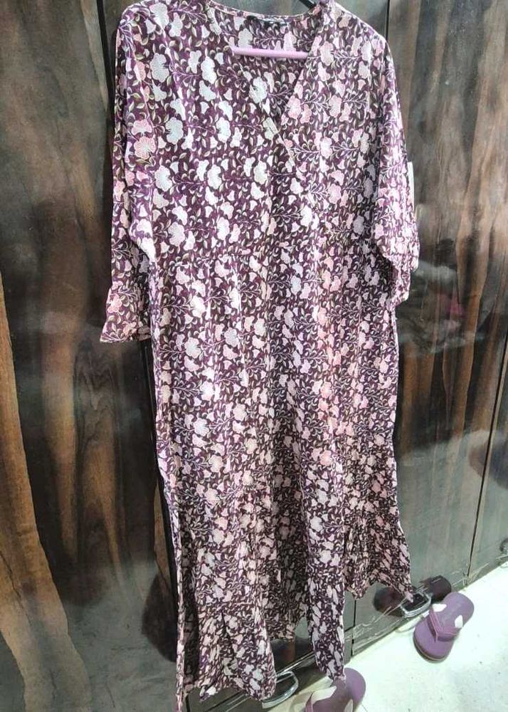 Floral Print Cotton dress