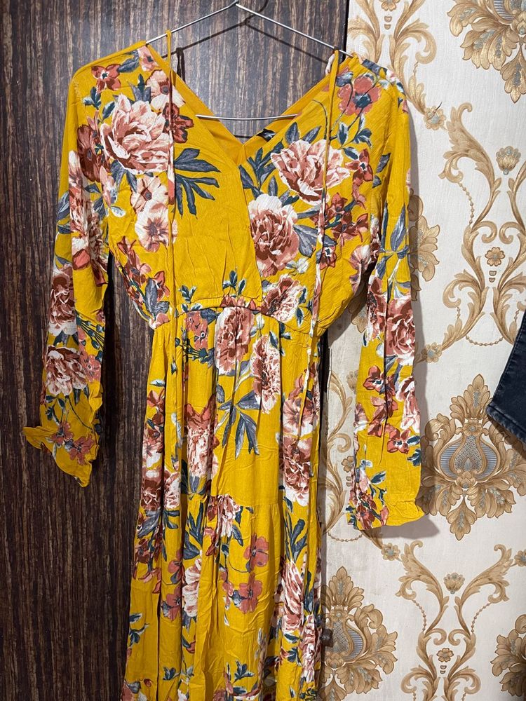 Floral Print Maxi Dress