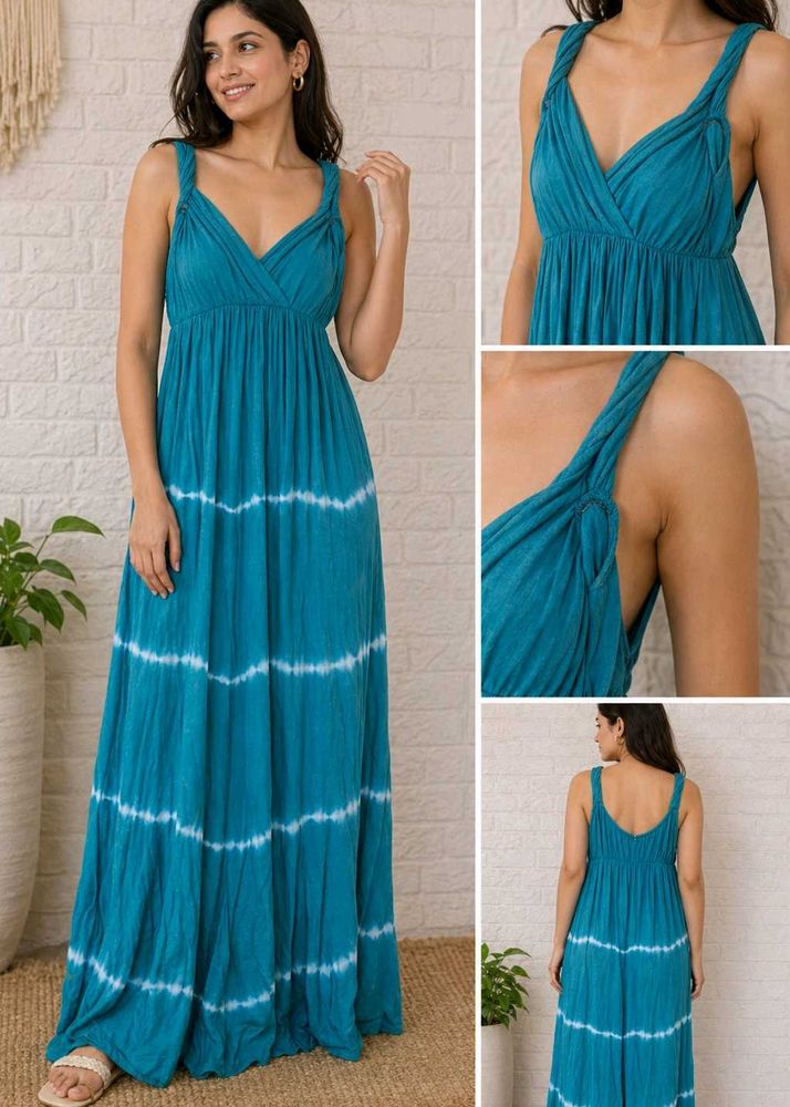 Boho Tie-Dye Maxi Dress
