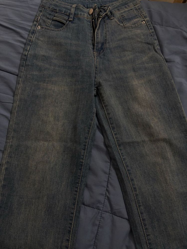 Classic Blue Wash Denim Jeans