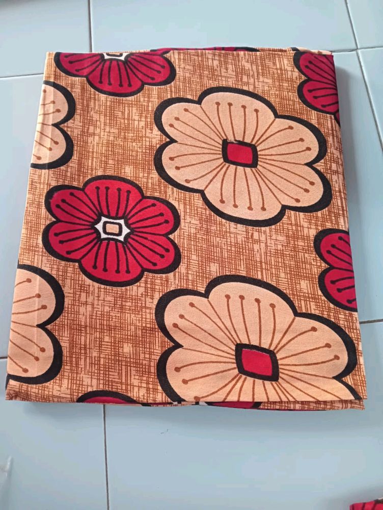 Single Bed Sheet With Pillow Cover