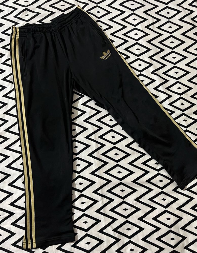 Adidas Firebird Black Gold Track Pants