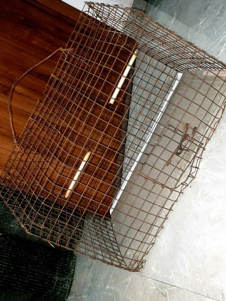 Vintage Wire Animal Cage