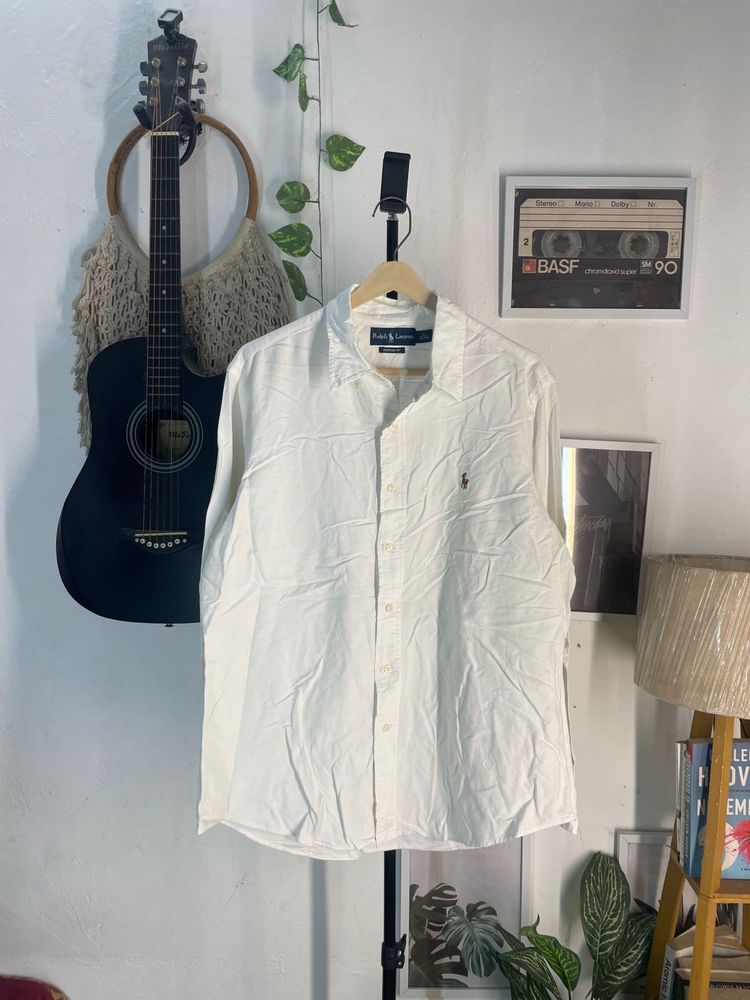 Classic White Polo Ralph Lauren Shirt