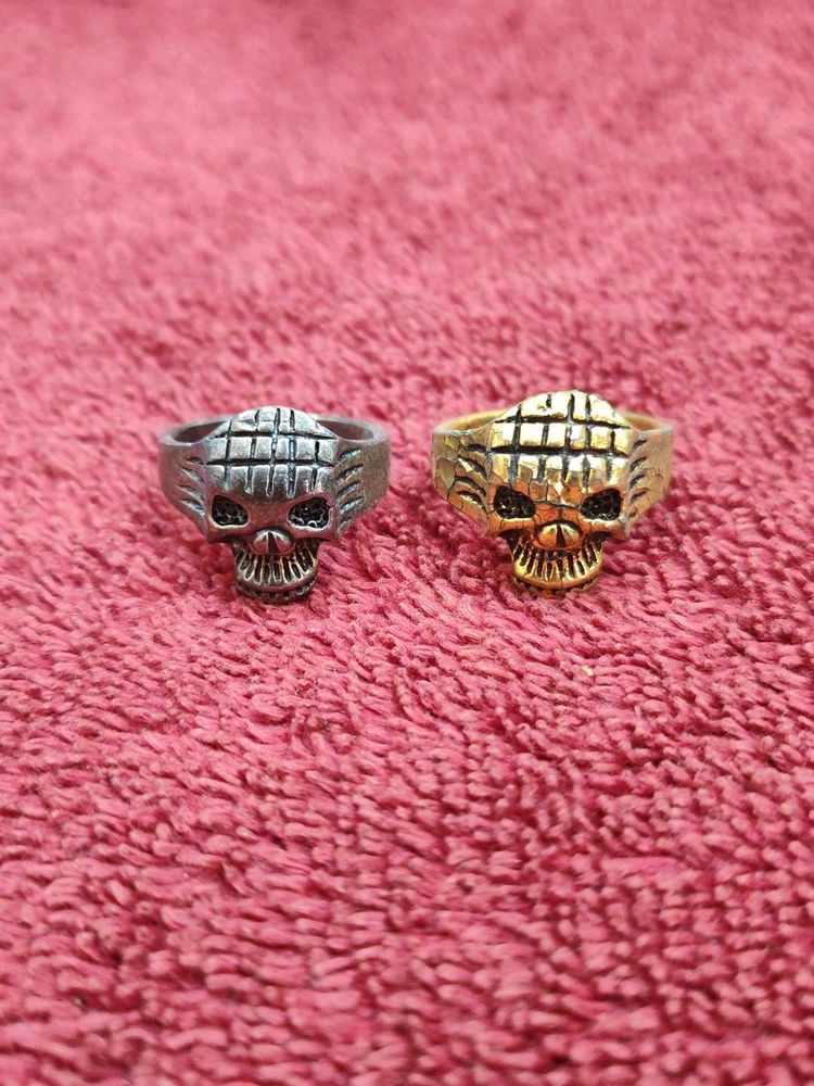 Skull Rings - Silver &amp; Gold Tone