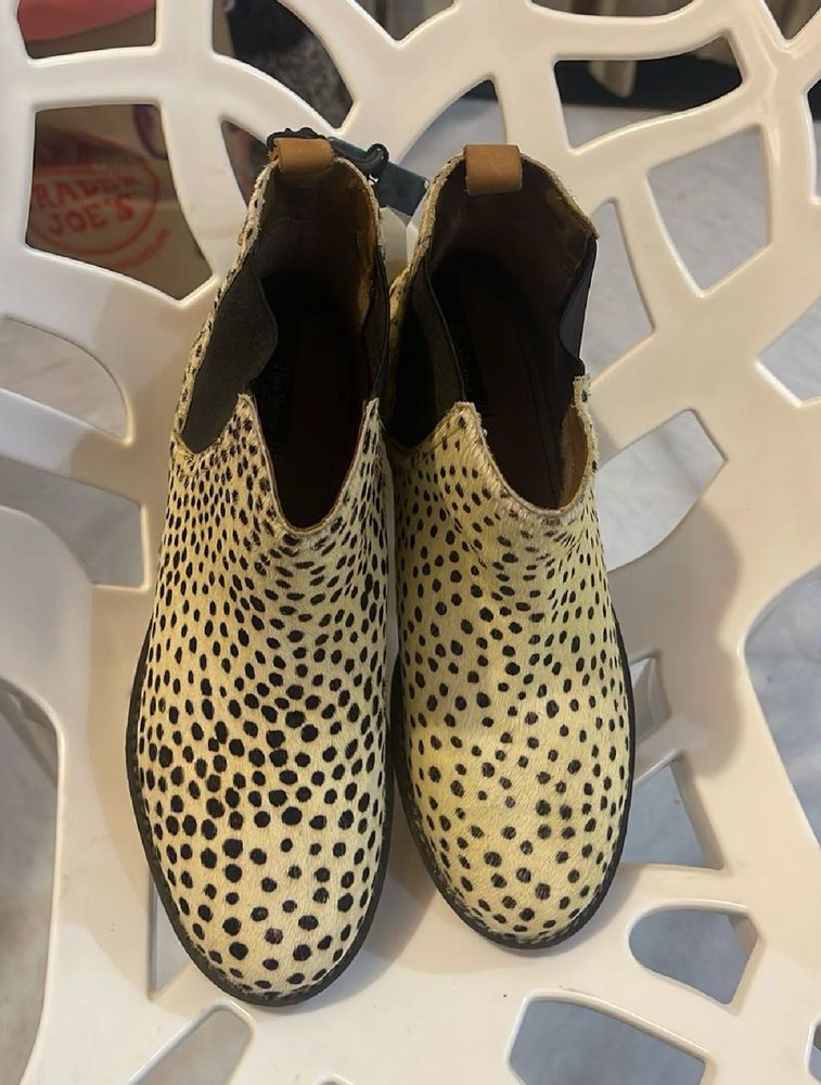 Animal Print Ankle Boots