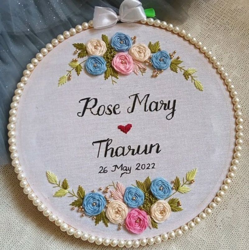 Customisable Name Hoop
