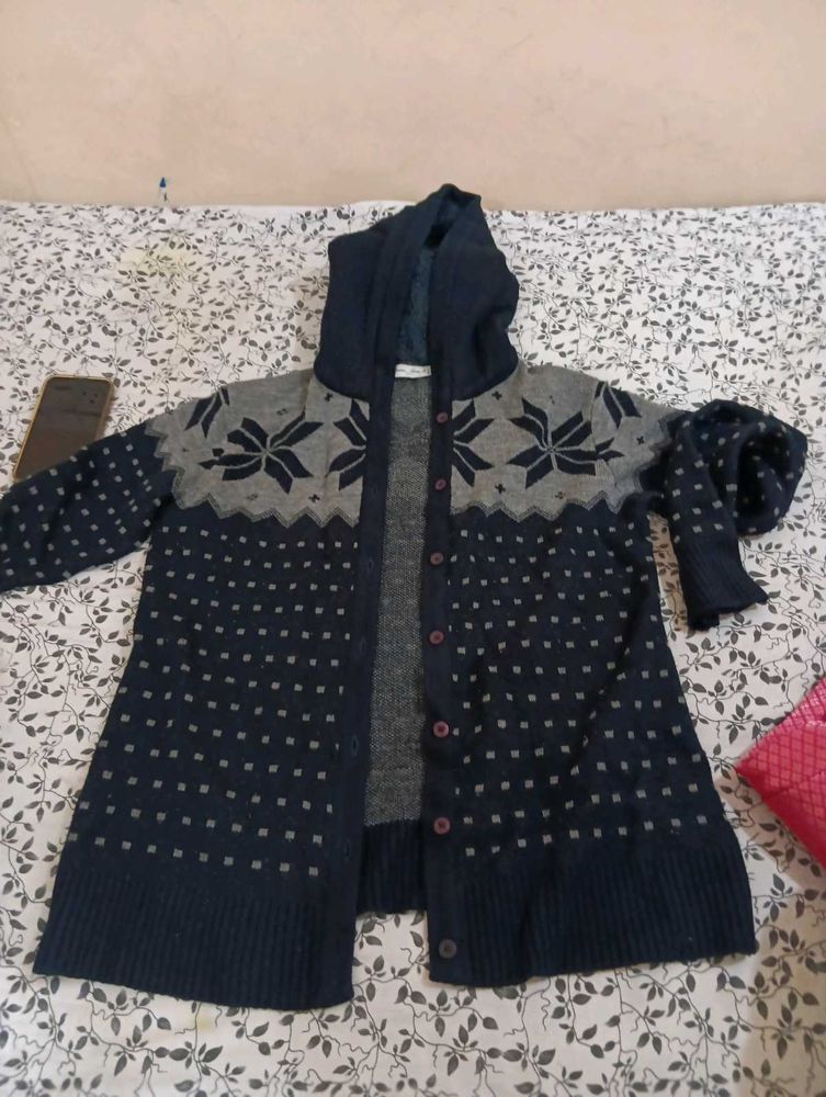 Cozy Hooded Cardigan Sweater