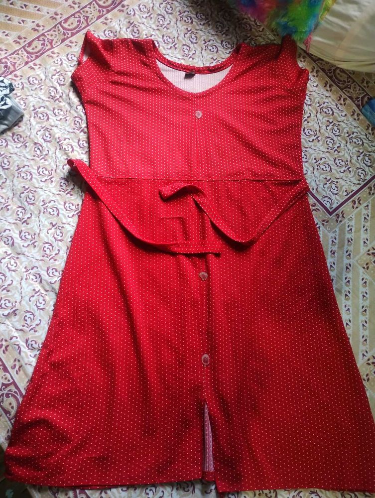 Red Polka Dot Dress