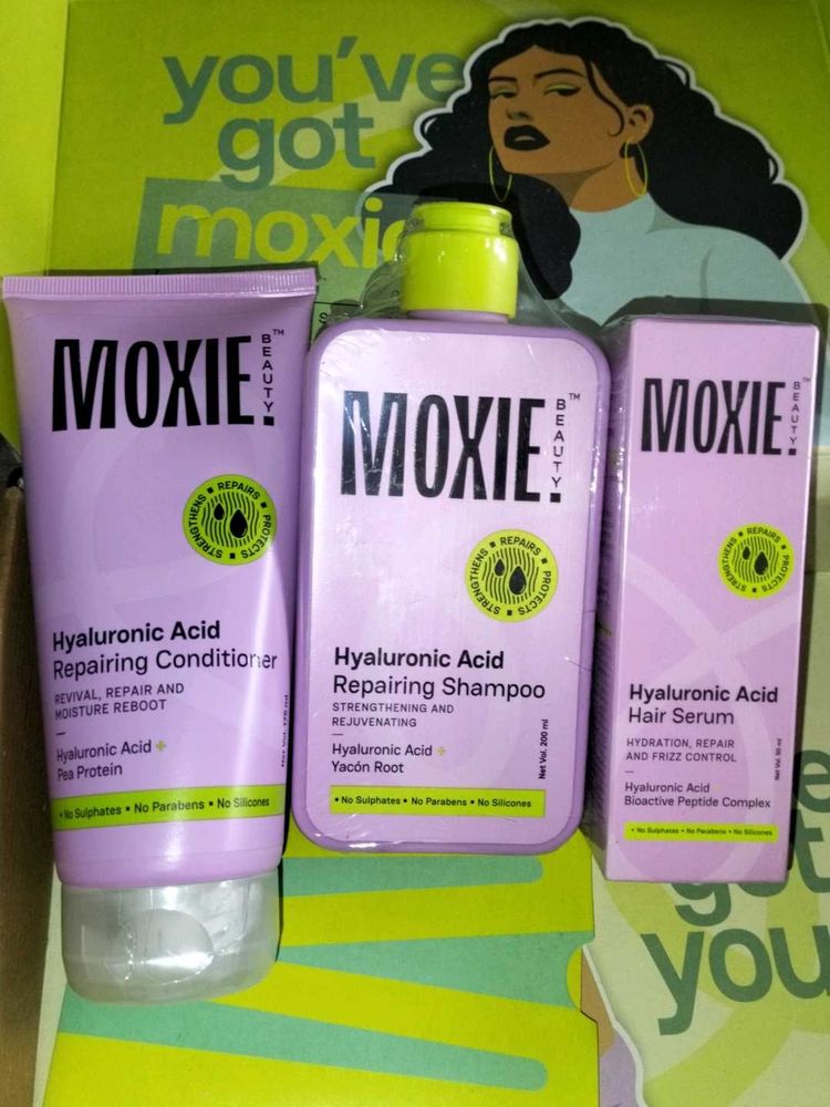 Moxie Beauty Hyaluronic Acid Hair Care Set
