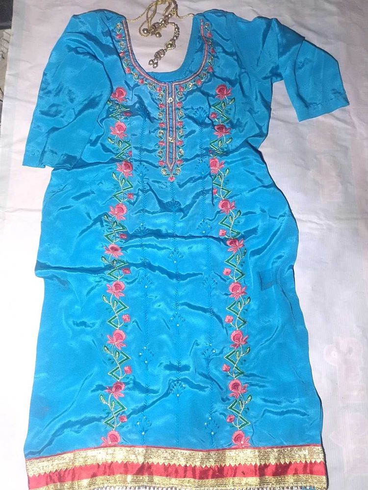 ❤️crepe Silk patyala suite