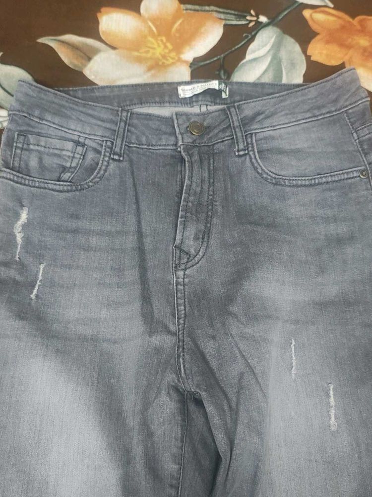 Grey colour jeans