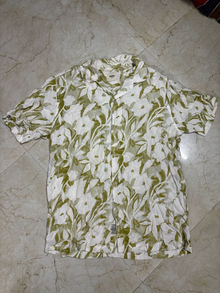 Men's Floral Short Sleeve Shirt