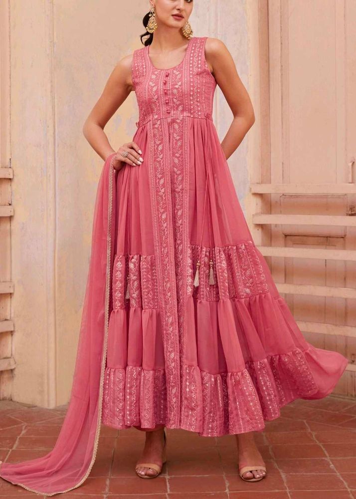 Georgette Anarkali Suit