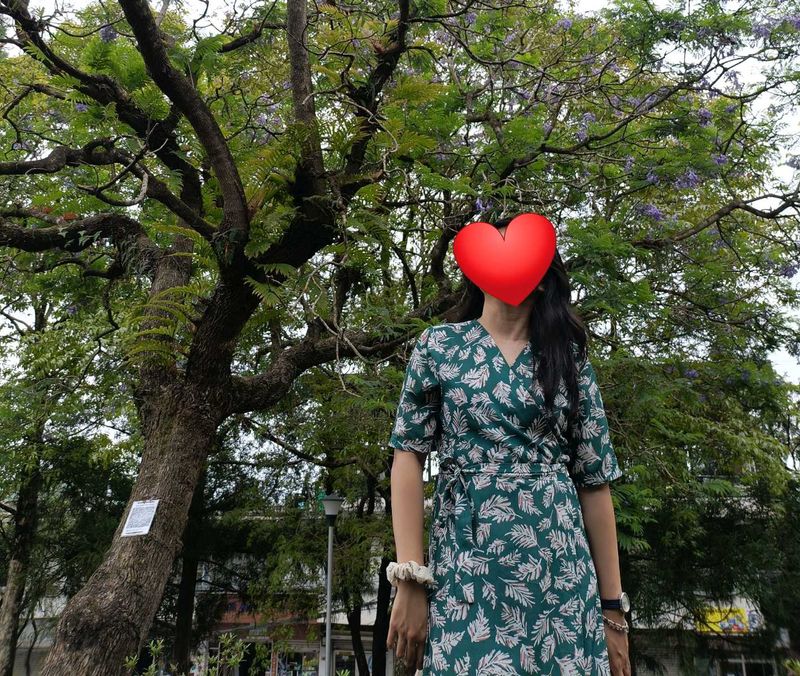 Floral Wrap Dress
