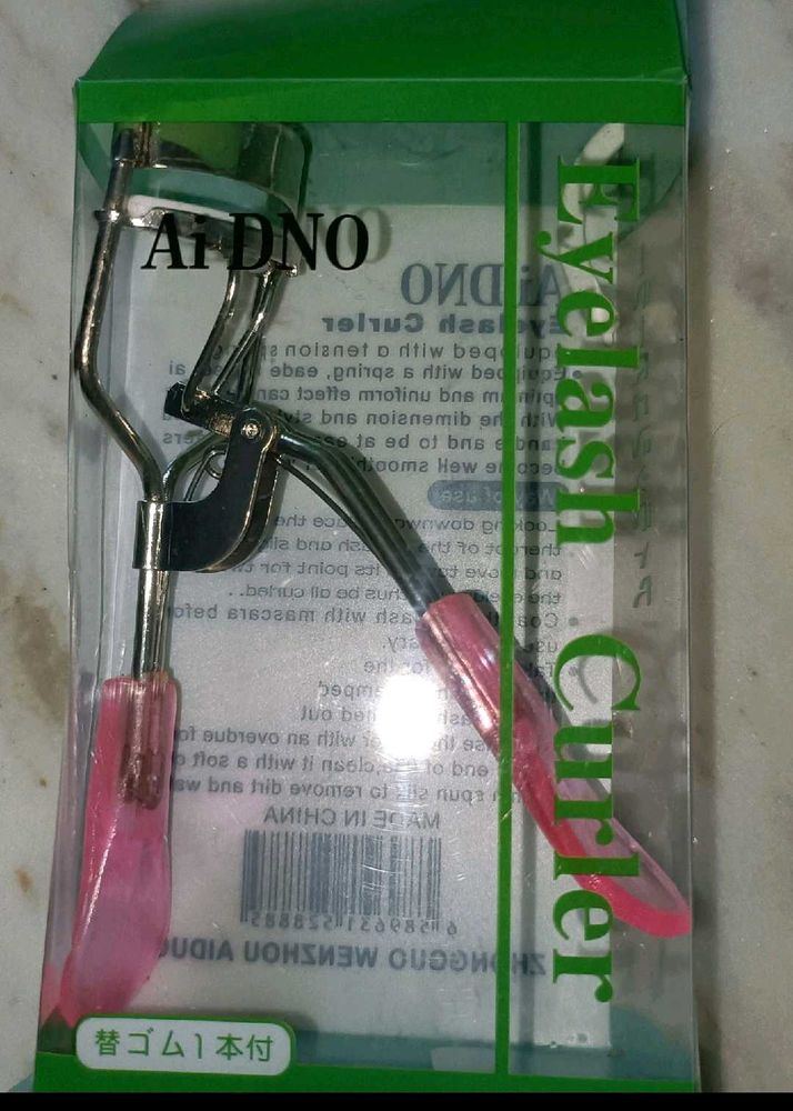 AFDNO Eyelash Curler with Pink Handle