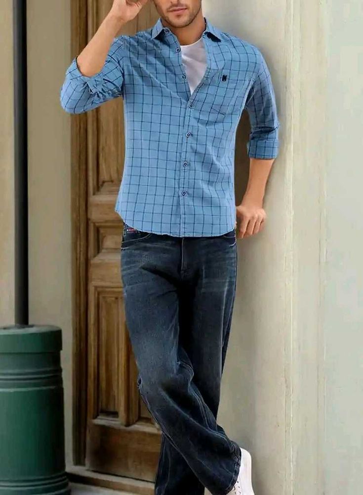 Men's Checked Casual Shirt