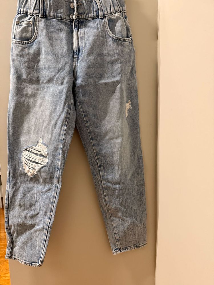 ONLY brand Ripped Light Wash Denim Jeans