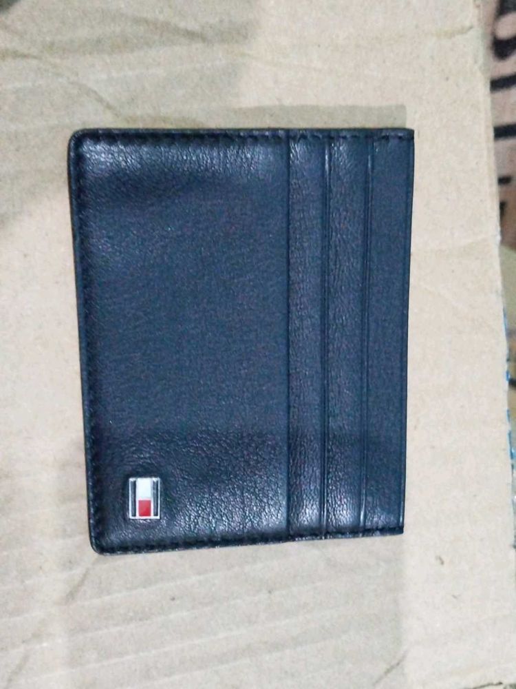 Tommy Hilfiger Black Leather Wallet