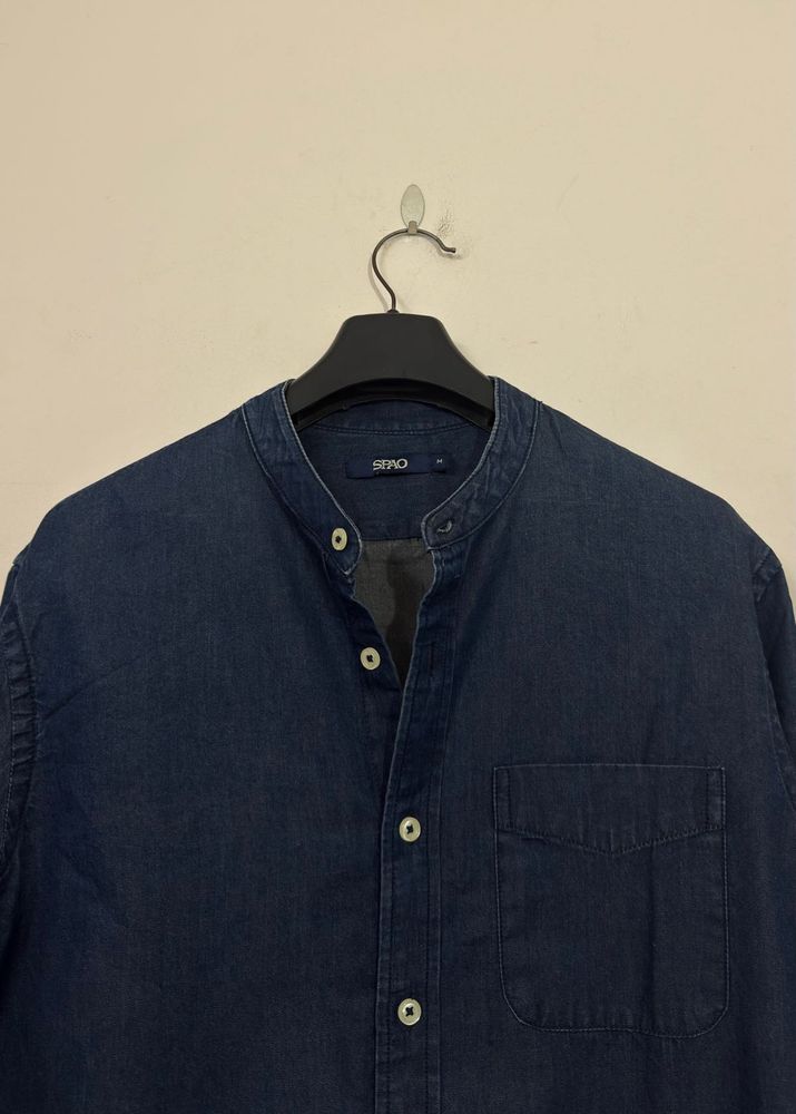Stylish Blue Denim Shirt