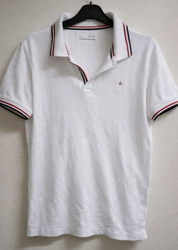 women White Polo T-Shirt