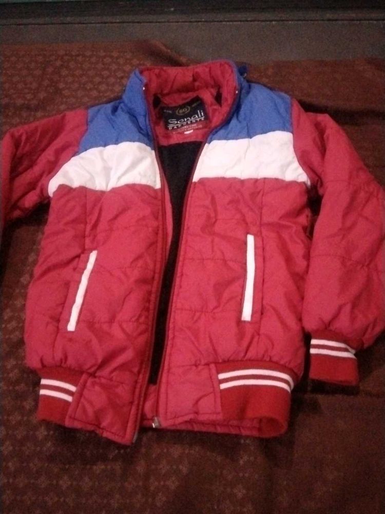 beautiful red jacket for kids