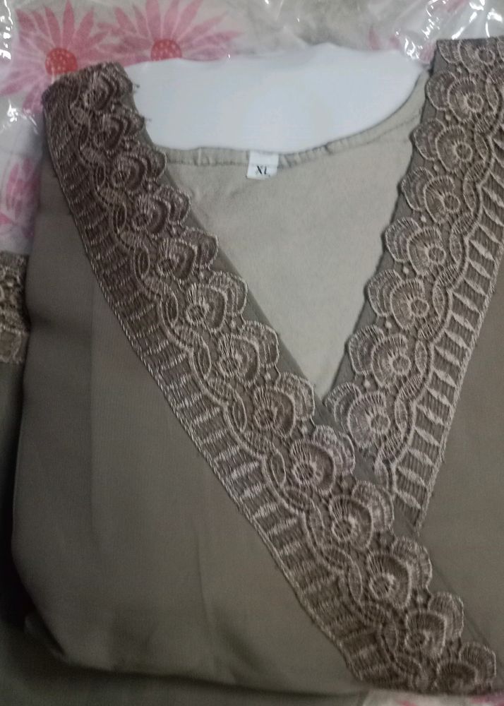 Georgette Full Length Gown 52 inches