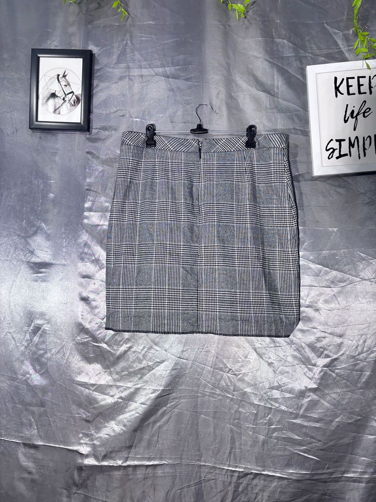 Plaid Mini Skirt