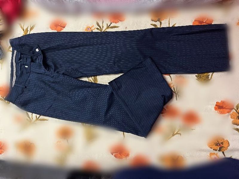 Classic navy blue Flared Pants