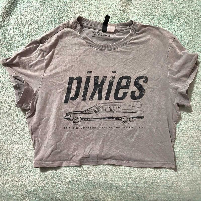 Pixies Band Graphic Cropped T-Shirt H&amp;M