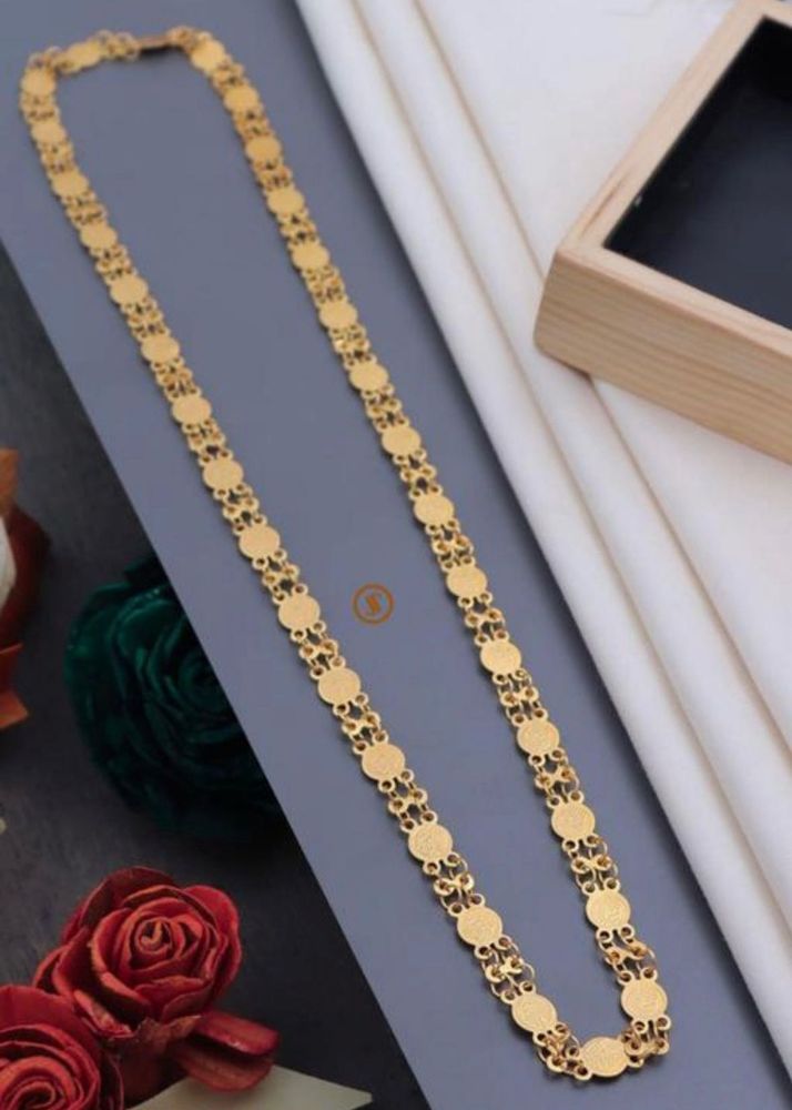 Elegant Gold Plated Chain Necklace