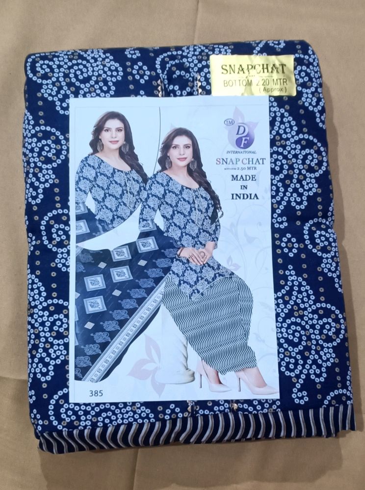 Women Cotton Suit With Bottom
