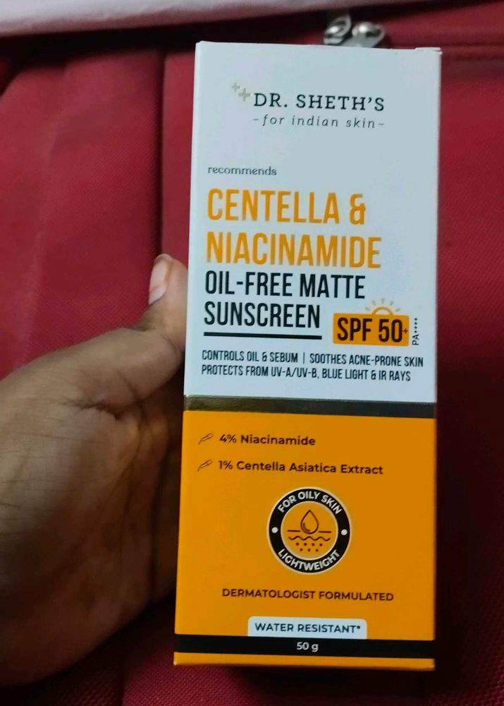 Dr. Sheth's Centella &amp; Niacinamide Sunscreen SPF 5