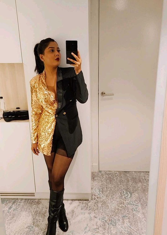 Dazzling Blazer Hot Dress