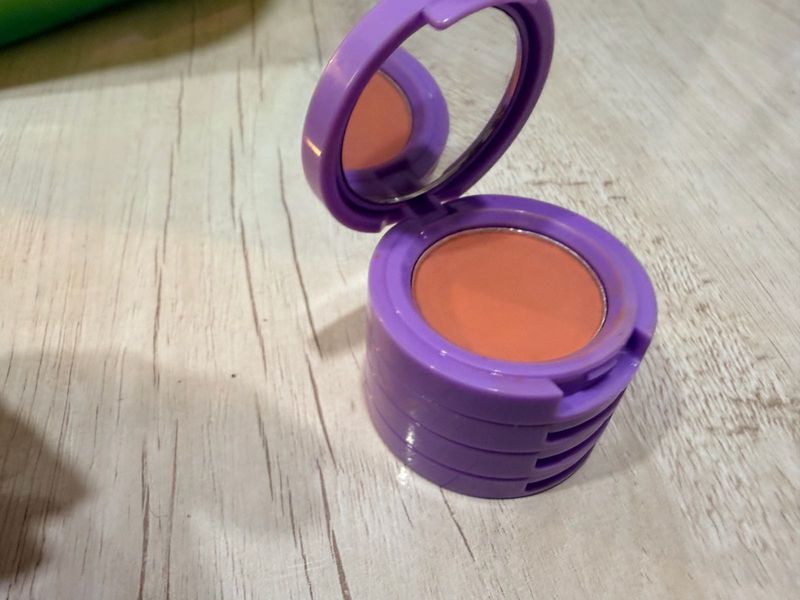 Purple Compact Blush with Mirror
