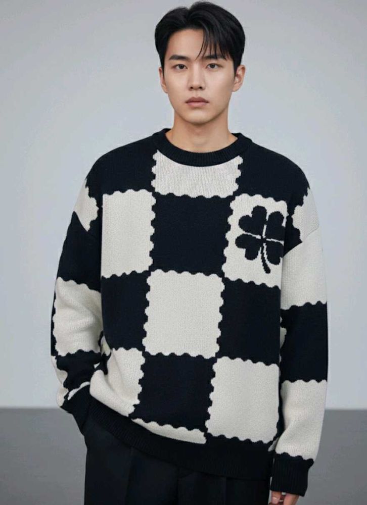 E Y T knitted pullover sweater