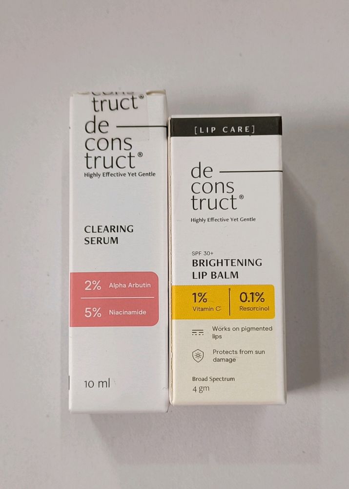 Deconstruct Combo Of Lip Balm &amp; Serum