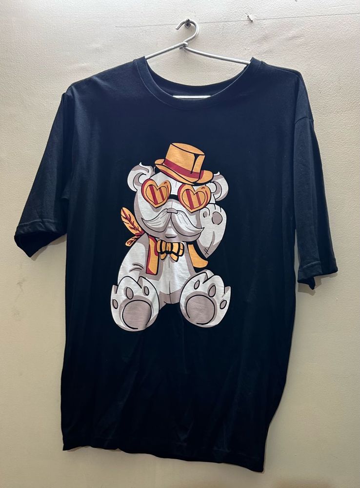 Graphic Print Teddy Bear T-Shirt