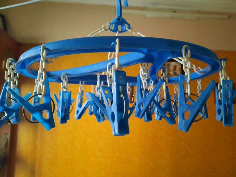 ❤️Portable Clothes Hanging Rack 26clips