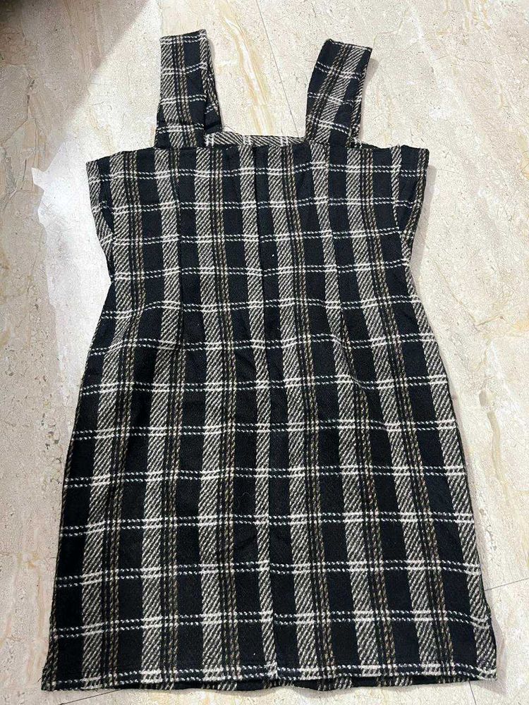 Plaid checked Mini Dress