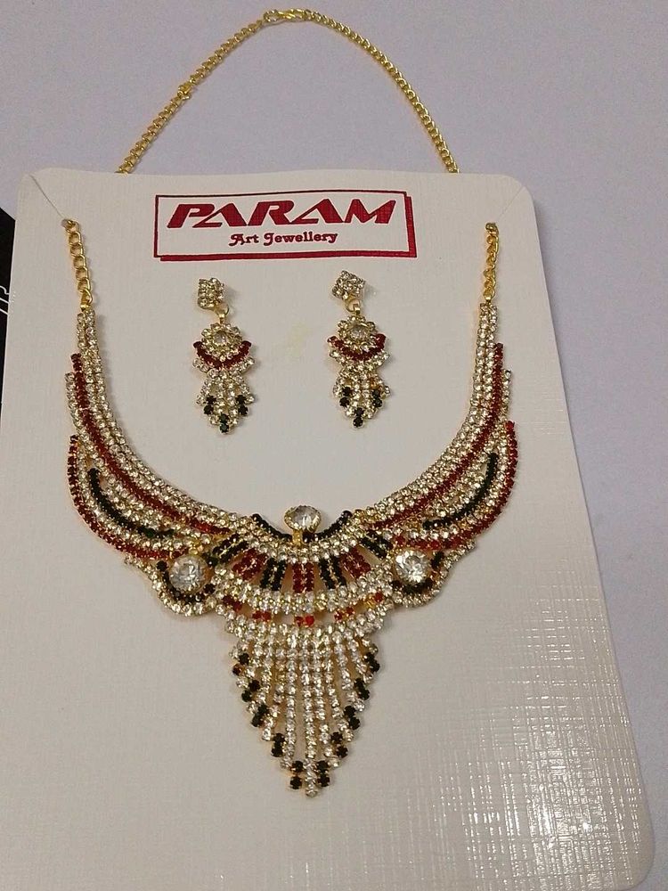 Param Art Jewellery Necklace &amp; Earring Set