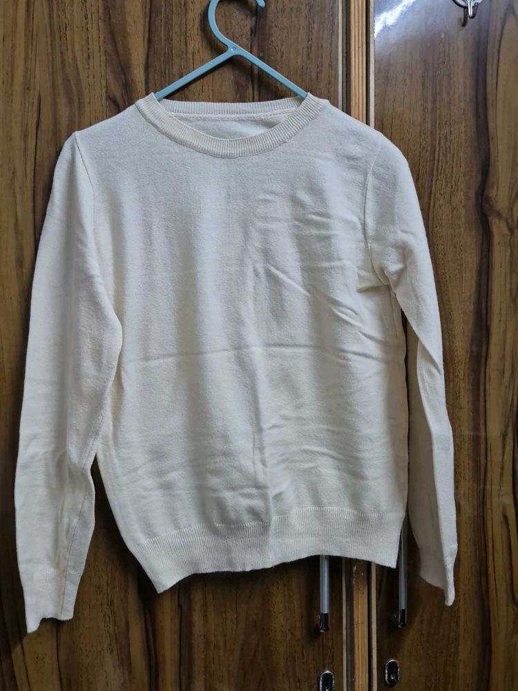 Cream Knit Sweater