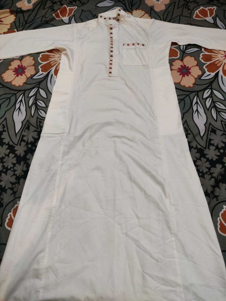 Elegant White Kurta
