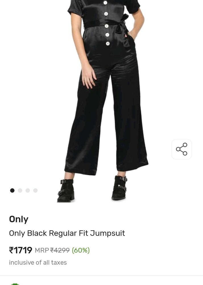 Only Black Regular Fit Jumpsuit