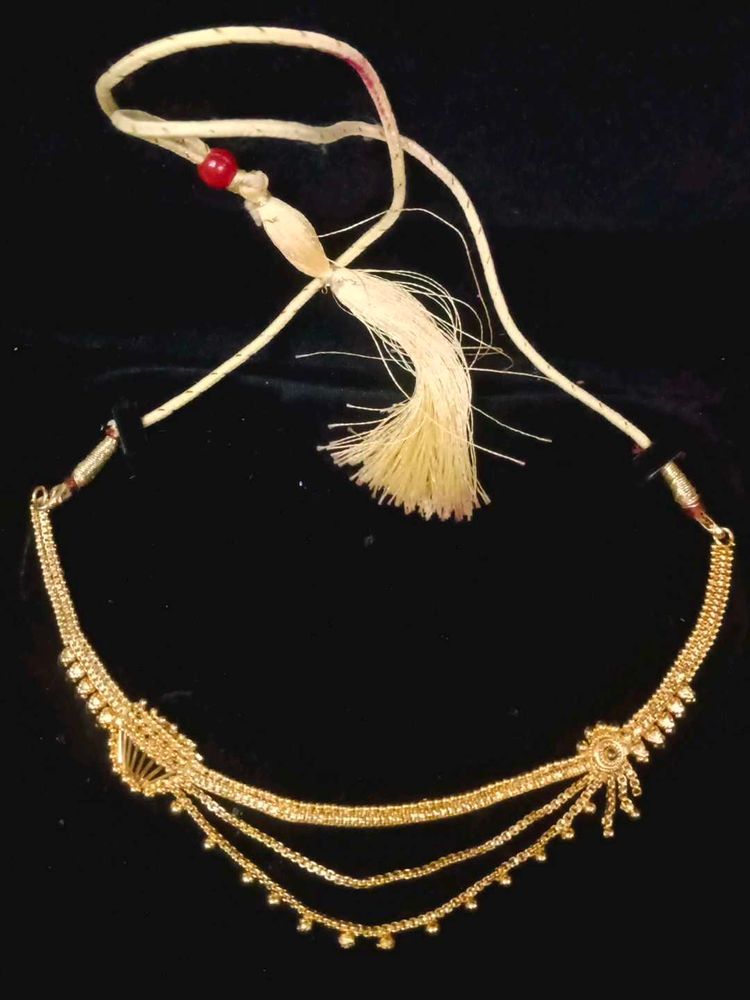 Elegant Gold 3 layer  Chain Necklace