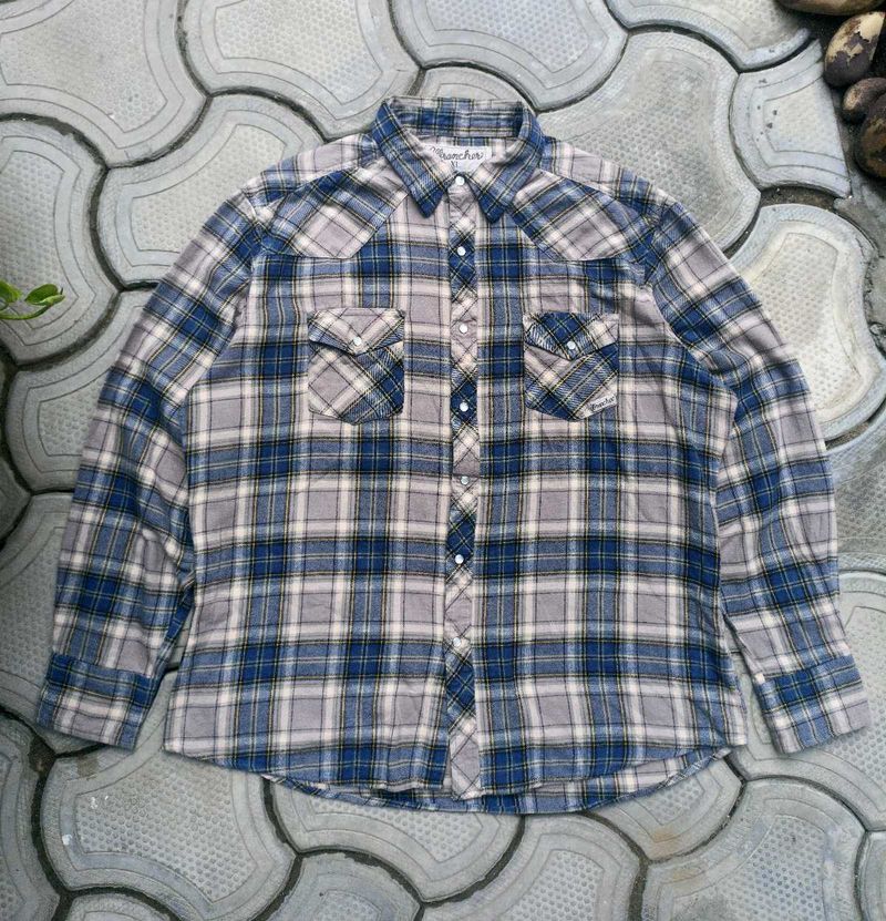 vintage Wrangler Men's Plaid Winter Shirt
