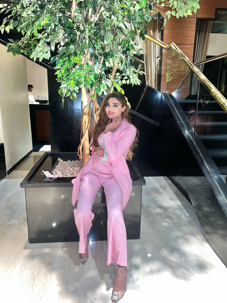 Pink Pant Suit Set