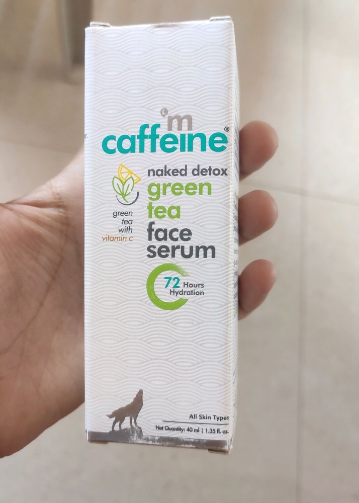 Detox Green tea serum with vitamine C with free gifts