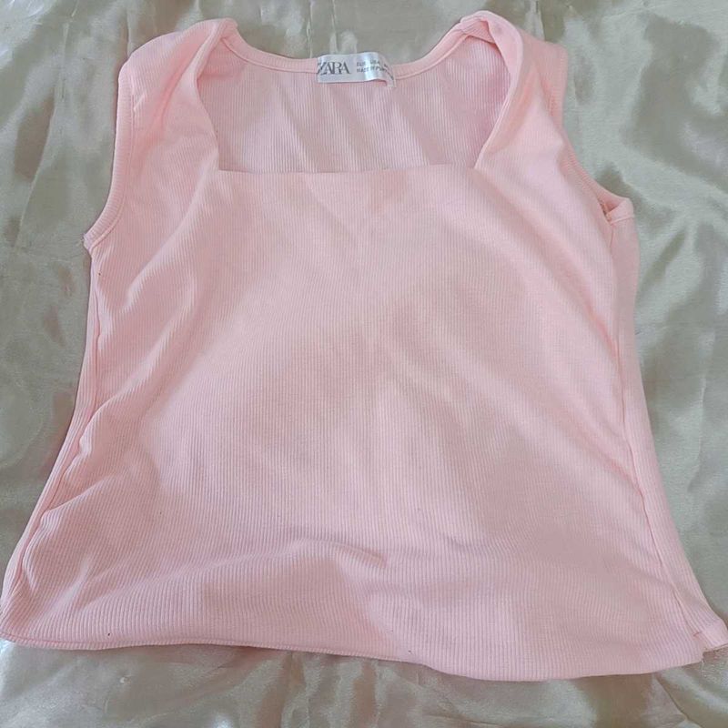 Cute Pink Sleeveless Top
